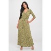 WEST K Women's Grace Faux-Wrap Maxi Dress with Tie Waist - 3 of 4