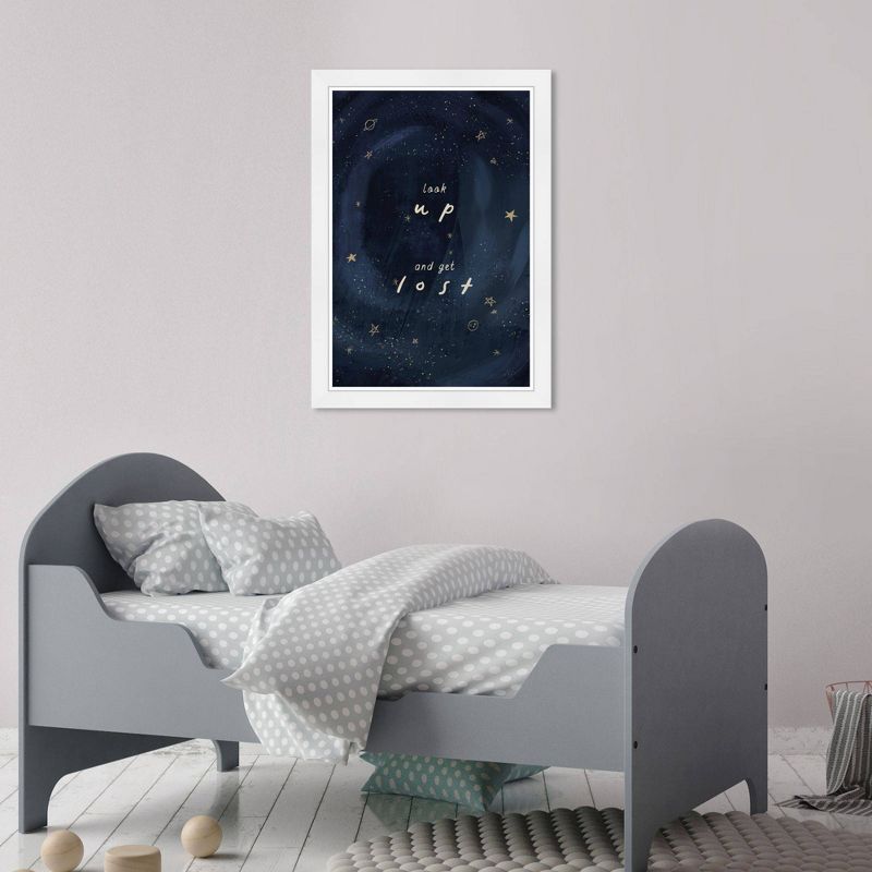 15&#34; x 21&#34; Look Up And Get Lost Astronomy and Space Framed Art Print - Wynwood Studio, 3 of 7