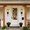 DAKAFUL Outdoor Wall Sconce with Clear Ribbed Glass,Waterproof Exterior Wall Lantern for House Exterior/Front Door/Garage/Patio(2-PACK) - 4 of 4