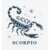 Scorpio Zodiac Sign Adult Crew Neck Short Sleeve Tee - image 2 of 2