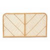 bali & pari Queen Sakina Rattan Wall Mount Headboard Natural/Brown: Bedroom Furniture, No Assembly Required - image 3 of 4