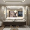 Apmir Super Bright Front & Back LED Lighted Anti-Fog Aluminum Alloy Framed Tempered Glass Bathroom/Vanity Mirror with ETL & 3-Year Warranty - 2 of 4