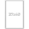 PosterPalooza | Slim Profile White Picture Frame - UV Acrylic, Foam Board Backing, Hanging Hardware - 2 of 4