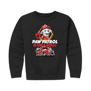 Boys' - Paw Patrol - Paw Patrol Movie Graphic Long Sleeve Fleece Sweatshirt - 1 of 4