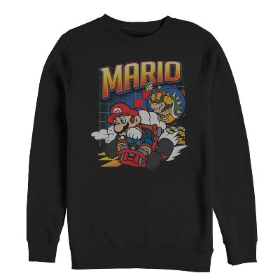 Men's Nintendo Mario Kart Winner Sweatshirt - Black - Small : Target