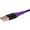Monoprice USB 2.0 Micro B to Type A Charge and Sync Cable - 3 Feet - Purple, Durable,  Kevlar-Reinforced Nylon-Braid - AtlasFlex Series - 4 of 4