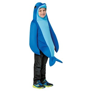 Imposta Costumes Kids' Dolphin Costume Bodysuit Blue One Size - 1 of 1