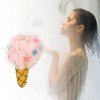 Unique Bargains Bath Shower Loofah Sponge 5.31"x5.12" Assorted Color 1 Pc - 2 of 4