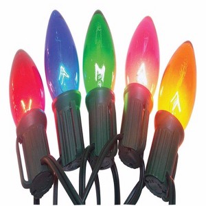 Celebrations Incandescent C9 Multicolored 25 ct String Christmas Lights 24 ft. - 1 of 3