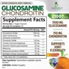 Glucosamine Chondroitin Turmeric MSM Triple Strength Joint Support 2100mg - 180 Capsules By Nature's Nutrition - 2 of 4