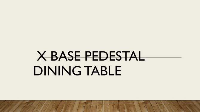 Winslet X Base Dining Table - Carolina Cottage, 2 of 5, play video