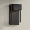 Possini Euro Design Pavel Modern Wall Light Sconce Textured Black Hardwire 5" Fixture LED for Bedroom Bathroom Vanity Reading Living Room Hallway - 2 of 4