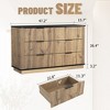 Modern Multi-functional MDF Sideboard Cabinet for Living Room, Dining Room, Bedroom, Terrace - 2 of 4