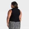 Women's Mock Neck Ribbed Sweater Tank - A New Day™ - 2 of 3