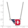 Black Bow Jewelry Sterling Silver Dayton Flyers NCAA Necklace 18 Inch - 2 of 4