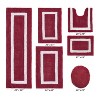 Hotel Bath Rug 100% Premium Cotton Tufted Weave Two Tone Reversible 6 Piece Bathroom Rug Set, Super Soft & Water Absorbent, Machine Washable Bathmat - 2 of 4