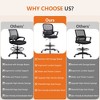 Grungis Office Chair with Adjustable Foot Ring,Adjustable Height Desk Chair for Adult, Student - 4 of 4