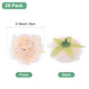 Unique Bargains Silk Artificial Peony Flower Heads Decorations - 3 of 4