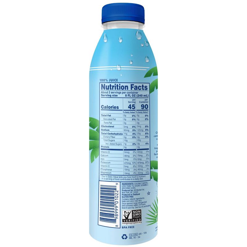 Vita Coco Original Coconut Water - 16.9 fl oz Pet Bottle, 2 of 4