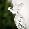 7"H Sullivans Frosted Bird Finial Ornament  Clear Christmas Ornaments - 2 of 2