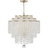 Crystorama Lighting Gabrielle 6 - Light Chandelier in  Antique Gold - 2 of 4