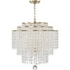 Crystorama Lighting Gabrielle 6 - Light Chandelier in  Antique Gold - image 2 of 4