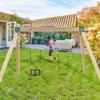 VEVOR A-Frame Middle Swing Set Brackets, Heavy Duty Carbon Steel Swing with Mounting Hardware, DIY Swing Bracket Swing Kit, Green (2 Pcs) - 2 of 4