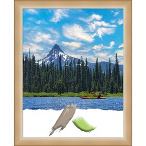 Amanti Art Eva Ombre Gold Narrow Picture Frame - 1 of 4
