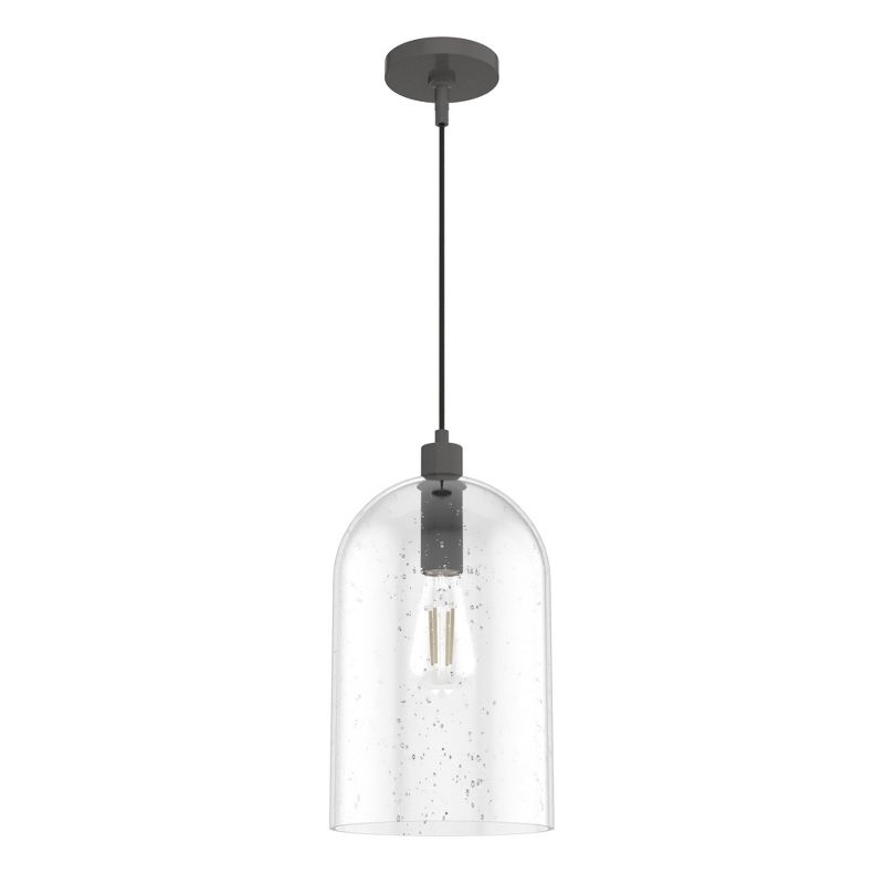 Lochemeade with Seeded Glass Large Pendant Ceiling Light Fixture - Hunter Fan, 1 of 8