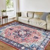 Vintage Farmhouse Boho Area Rug | Ultra Soft Washable Non-Slip Rug with Distressed Rustic Print for Living Room, Bedroom, Dining, Dorm & Office - 3 of 4