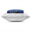 Stupell Industries Navy Blue Fashion Heels Glam Brand Bookstack Outdoor Decorative Throw Pillow, 18 x 18 - 2 of 3