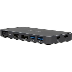 VisionTek Dual Display USB-C Docking Station with Power Passthrough - 901525 - 1 of 4