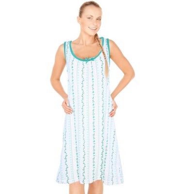 JEFFRICO Womens Sleeveless Nightgowns Sleepwear Soft Pajama Dress Nightshirts