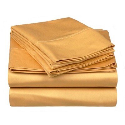 Luxury Egyptian Quality Cotton 530 Thread Count Solid Deep Pocket Bed Sheet Set by Blue Nile Mills