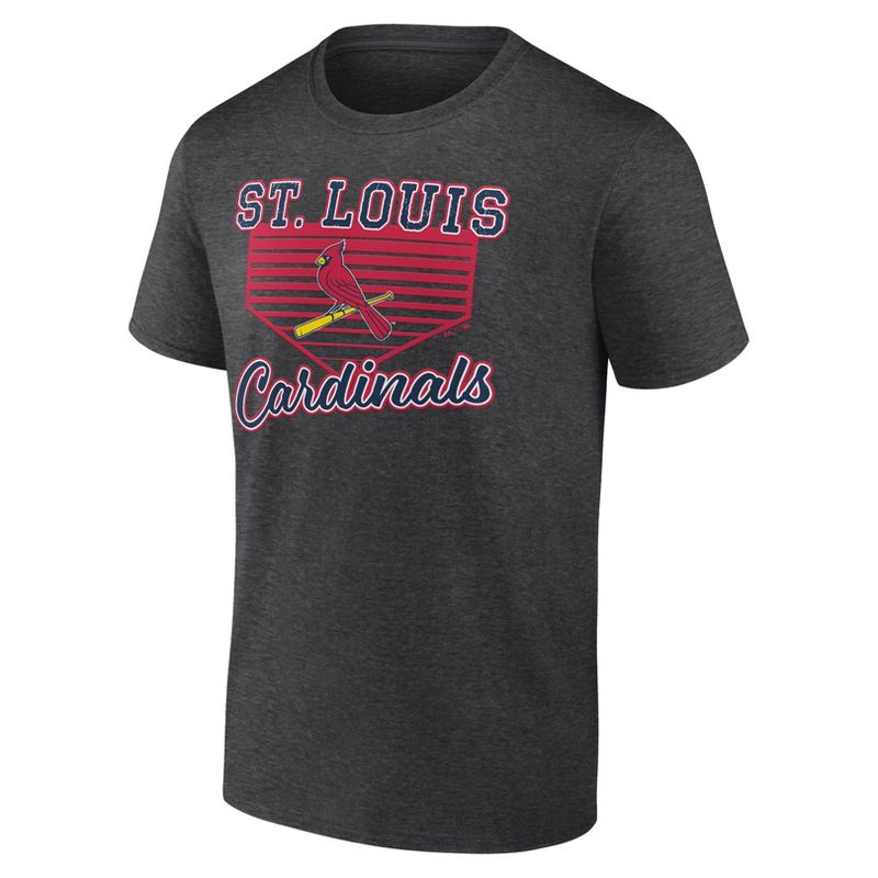 MLB St. Louis Cardinals Men's Gray Core T-Shirt, 2 of 4