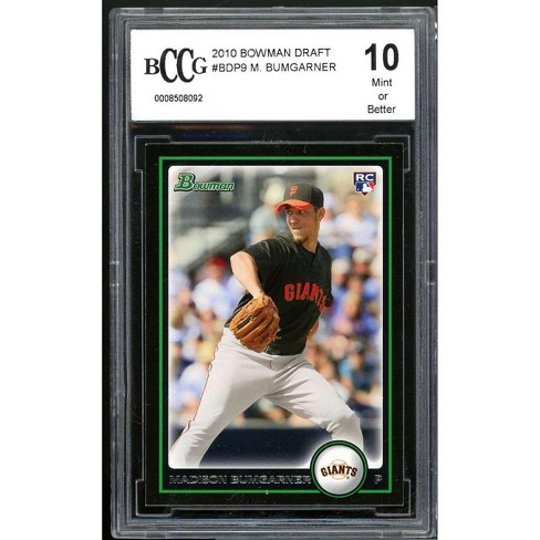 Madison Bumgarner Rookie Card 2010 Bowman Draft #bdp9 BGS BCCG 10 - image 1 of 2