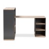 43.7" Pandora Built-In Shelving Unit with Storage Compartments - Baxton Studio - 2 of 4