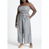 ELOQUII Women's Plus Size Elastic Striped Crop Top - 4 of 4