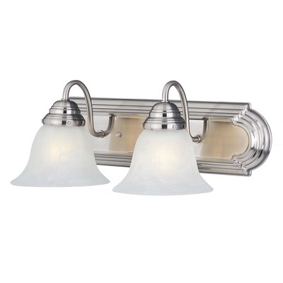 Maxim Lighting Essentials - 801x 2 - Light Vanity in  Satin Nickel
