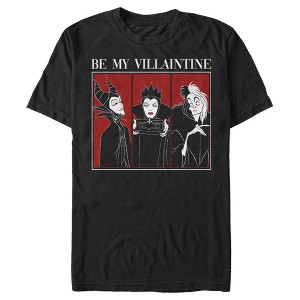Men's Disney Villains Be My Villaintine T-Shirt - 1 of 4