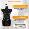 FDW 4 Piece Female Male Mannequin  Set Torso Dress Form 27/30 Inch Height Dress Model Mannequin with PP Material & Adjustable Metal Hooks - 3 of 4