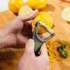 BergHOFF Balance Stainless Steel Y-Peeler with Zester 5", Recycled Material - 4 of 4