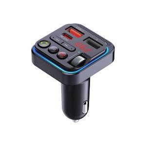 Monster Wireless FM Transmitter with 20Watt USB-C and 3D Surround Sound: Bluetooth Car Accessory, Black, Lifetime Warranty - 1 of 4