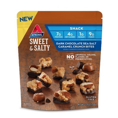 Atkins Sweet and Salty Bites - Chocolate Caramel - 5.29oz