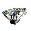 Fine Art Lighting Tiffany Style 14"W Peacock Wall Sconce, Bronze - 4 of 4