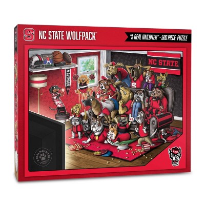 NCAA NC State Wolfpack Purebred Fans 'A Real Nailbiter' Puzzle - 500pc