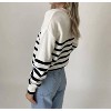 Women's Carleigh Striped Sweater - SIX/FIFTY - 3 of 4