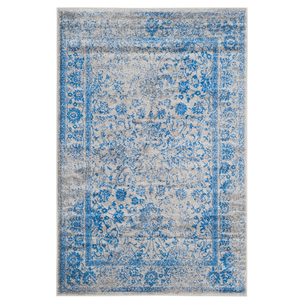 Reid Area Rug - Gray/Blue (5'1inx7'6in) - Safavieh