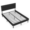 Sapphtopaz Modern Bed Frame with Tufted Headboard Upholstered Platform Bed with Underbed Storage for Bedroom,No Box Spring Needed - 3 of 4