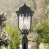 Minka Lavery Vintage Outdoor Post Light Fixture Sand Coal 21 3/4" Clear Seedy Glass for Exterior Barn Deck House Porch Yard Patio - 2 of 3